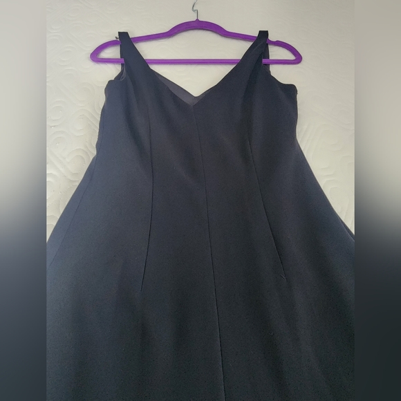 Vintage Black Evan Picone Dress Size 8 - Picture 2 of 4